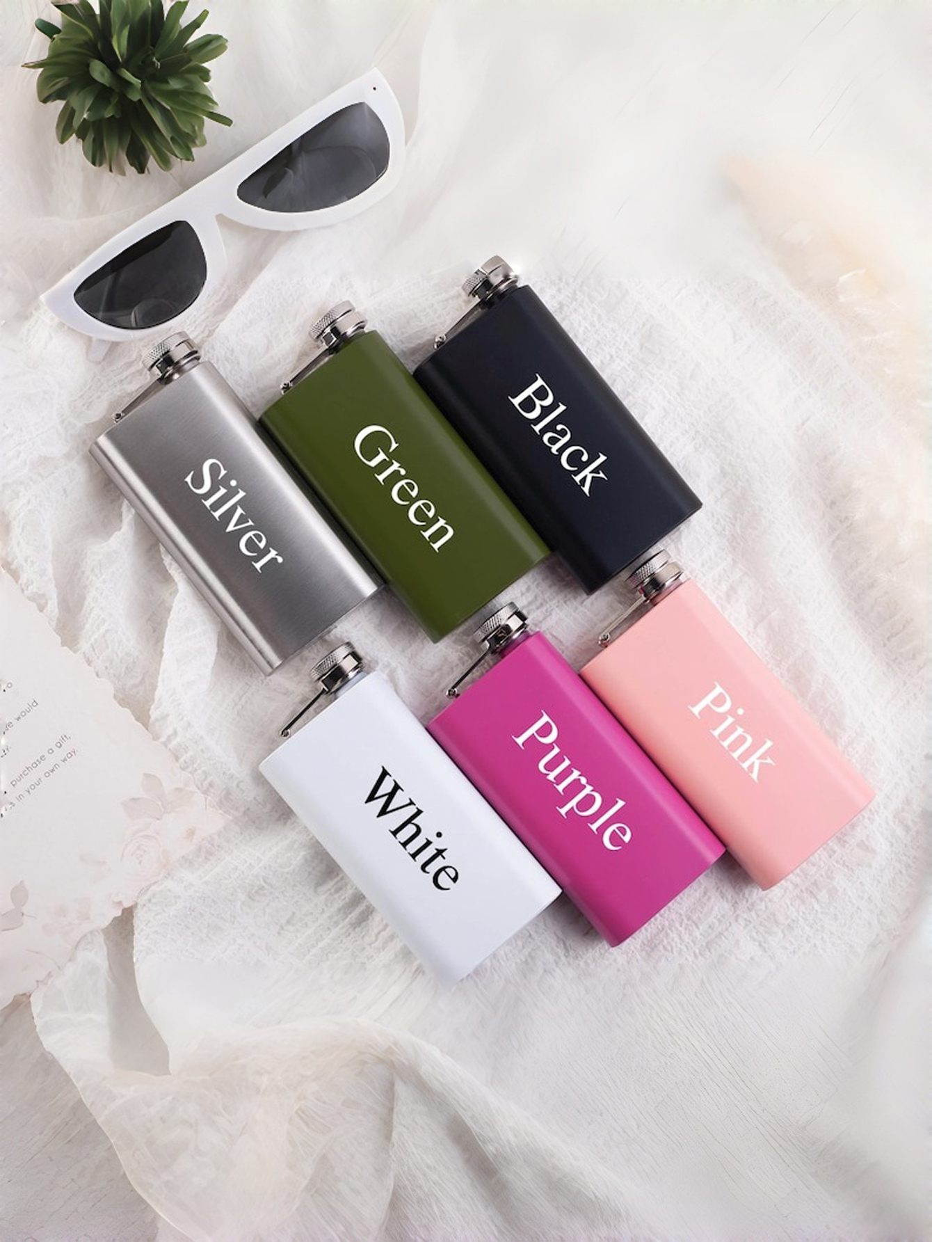 Personalized Laser-Engraved Hip Flask